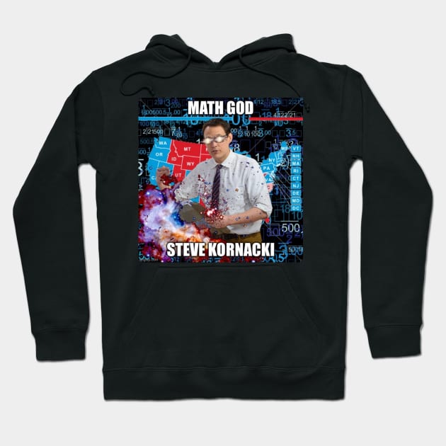 Math God Steve Kornacki Hoodie by Second Wave Apparel